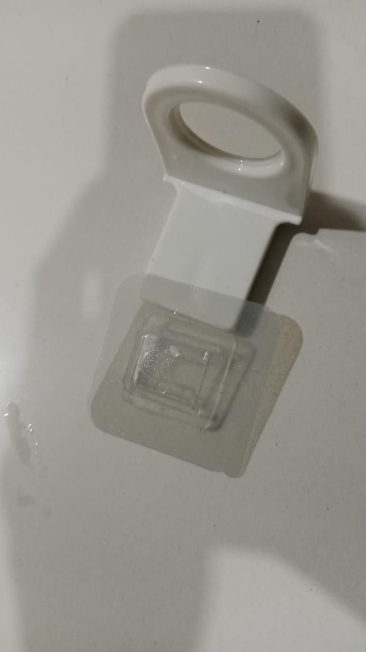 Self Adhesive Plastic Bottle Storage Holder (Pack of 2)n