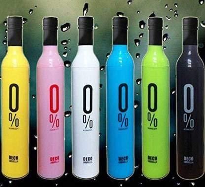 Folding Umbrella with Bottle Cover(Assorted Color)