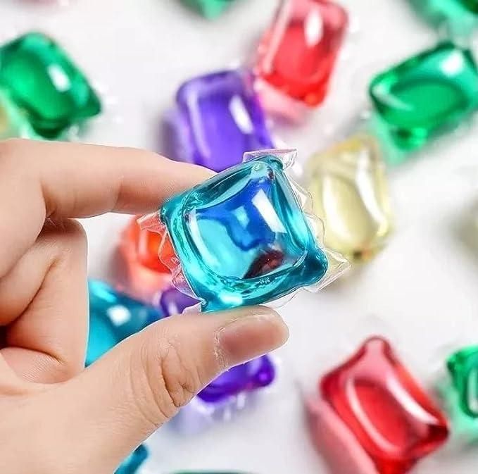 Liquid Detergent Capsule for All Washing Machines (50 PODS)  Random colour and design
